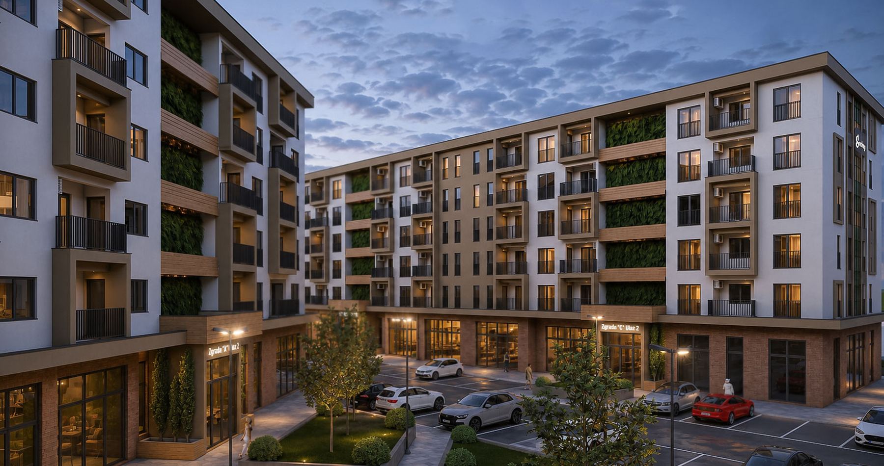 Green City II u sumrak